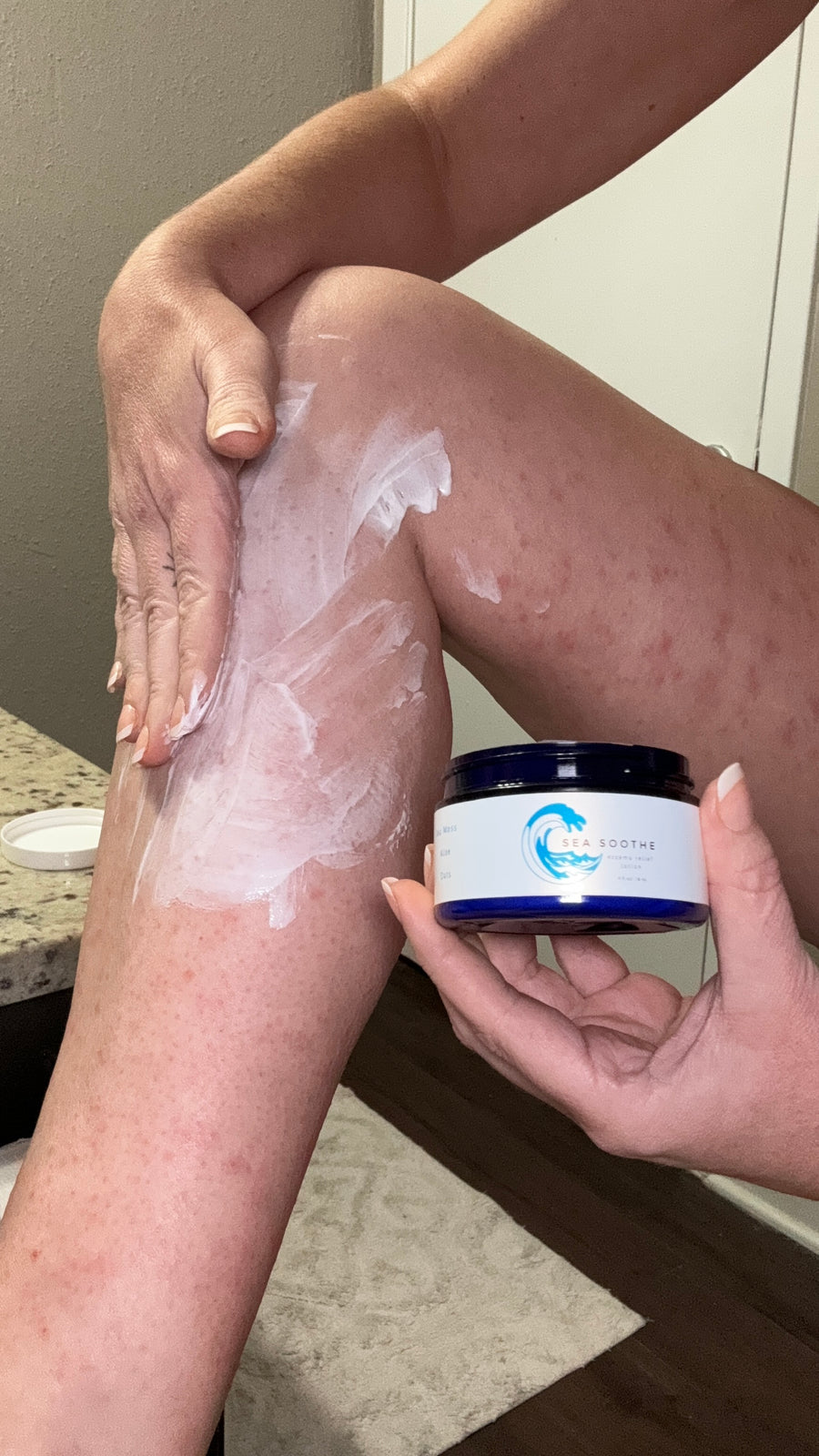On dry, itchy patches